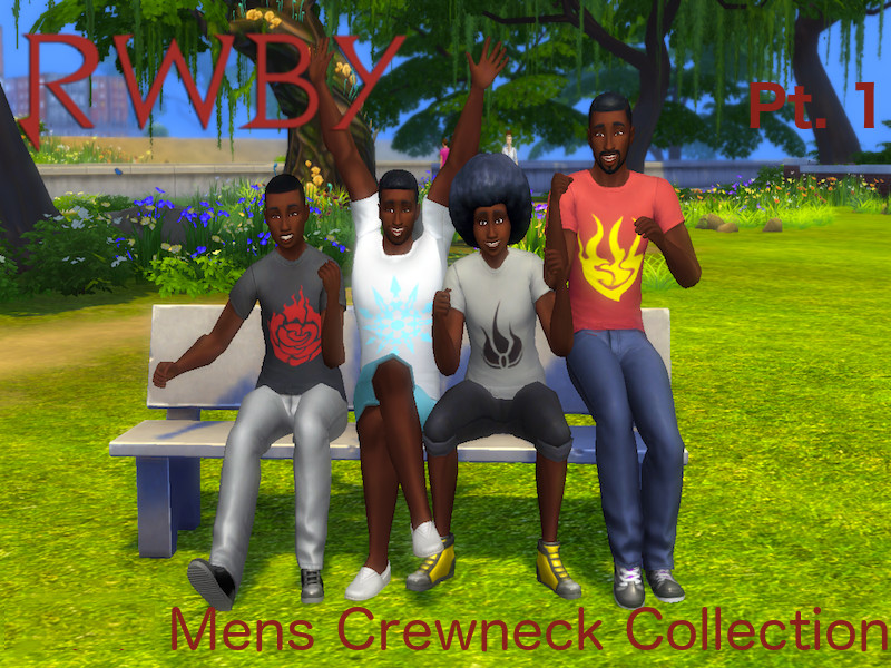 Sims 4 RWBY Emblems- Mens Crew Neck Tees Pt 1 by itsmegamo