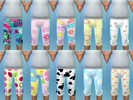 Sims 4 — Girl Toddler Leggings 1 by Euphoria_Creations — 10 toddler leggings for girls