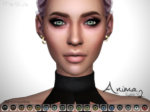 Sims 4 — Anima Eyes V2 HQ by Ms_Blue — - Updated and improved - 18 colors - All ages and genders - Facepaint, Non Default