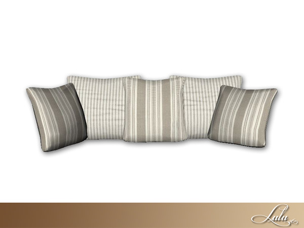 Sims 4 — Parker Place Decor Cushions  by Lulu265 — Part of the Parker Place Living Set 4 colour options 