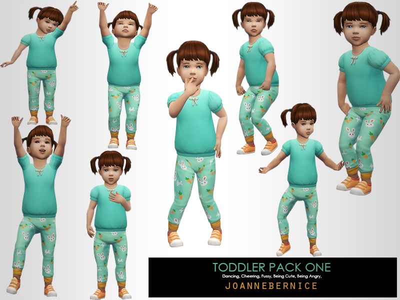 Sims 4 Custom Toddler Content Packs Boomerbda