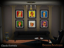 Sims 3 — Cluedo Portraits by Brunnis-2 — A classic collection of the usual suspects. You may want to hang these in the