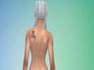 Sims 4 — Fox Back Tattoo by LucidaSims — A cute fox tattoo for your sims. Enjoy!