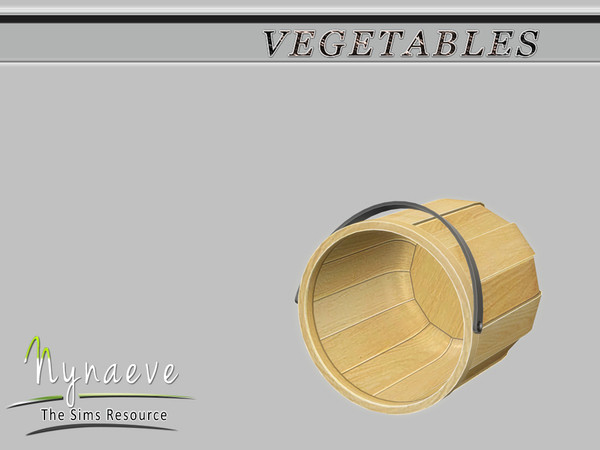 Sims 4 — Vegetable Bucket by NynaeveDesign — Vegetables - Vegetable Bucket Located in: Decor - Miscellaneous Decor Price: