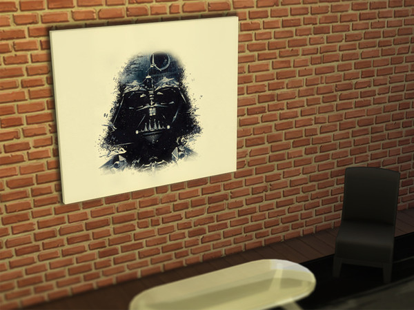 Sims 4 — Darth Vader Painting by Sorrowda — A new Darth Vader painting for you! Expansion "City Living"