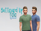 Sims 4 — Buttoned Up Polo By Reaver (Sims 4) - Get to Work needed by GWTReaver2 — Button Up Polo Get to Work needed