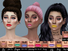 Sims 4 — Mabelipz by mabelzzlife — My first lipstick line featuring 12 shades: Boo, Gold tea, Dragon, Unicorn water,