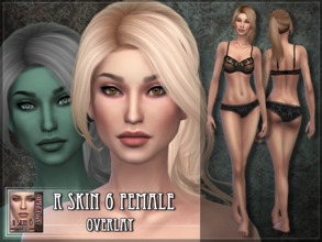 Sims 4 — R skin 6 - FEMALE - OVERLAY by RemusSirion — R skin 6, a female skin overlay for TS4! This is an overlay