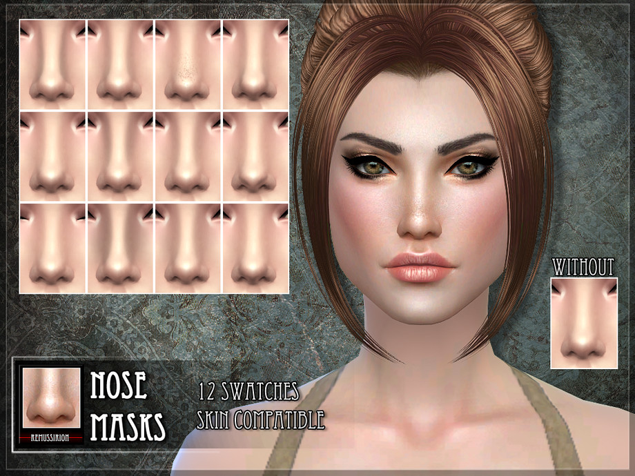 The Sims Resource Nose Masks Skin Detail