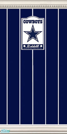 Sims 2 — Cowboys Wallpaper set - Individual Item by tiny_tams_sims — Here is 3 of 5 of the set of Dallas Cowboys