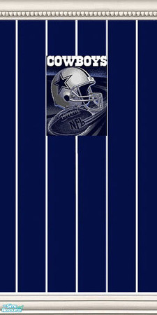 Sims 2 — Cowboys Wallpaper set - Individual Item by tiny_tams_sims — Here is 2 of 5 of the set of Dallas Cowboys