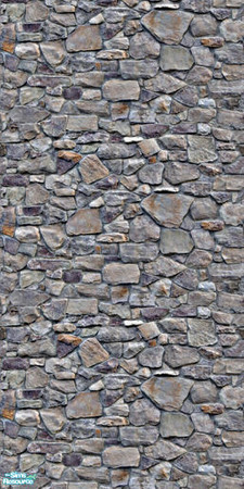 Sims 2 — TL - Fieldstone Walls Recolor 14 by TabbyLou — Recolor 14 0f 50 Fieldstone Seamless Walls under Masonry. Use