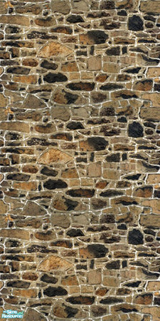 Sims 2 — TL - Fieldstone Walls Recolor 1  by TabbyLou — Recolor 1 0f 50 Fieldstone Seamless Walls under Masonry. Use