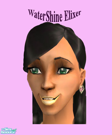 Sims 2 — WaterShine Elixer By Saffron by Saffronzoe — Add some sparkle to your sims soultry pouts with this Ivory Star