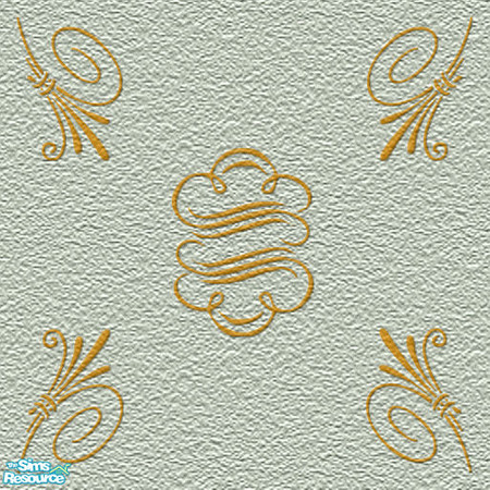 Sims 2 — Provincial Decor-French Blue carpet 2 by froilan — Part of the Provincial Decorating Set-Part 3. Coordinates