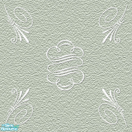 Sims 2 — Provincial Decor-French Blue carpet 1 by froilan — Part of the Provincial Decorating Set-Part 3. Coordinates