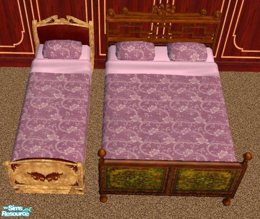 Sims 2 — D2DFloral Pink - Bedding by D2Diamond — This floral design brings a touch of class, and elegance for any home.
