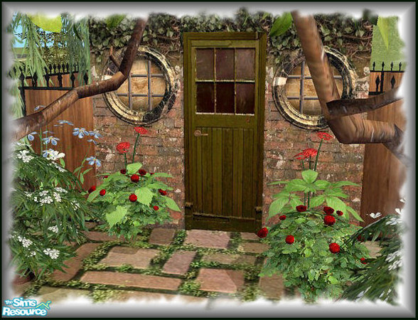 Sims 2 — Potter's Reclaimed Doors - 8 by galilea — Bodine Door, circa 1960. Removed before demolition of Jethro Bodine's