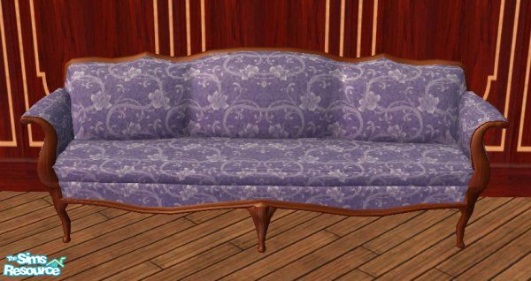 Sims 2 — D2DFloral Violet - Luxury Sofa by D2Diamond — This floral design brings a touch of class, and elegance for any