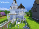 Sims 4 — The White Witch by witchysim — A beautiful Victorian home remodeled to work as a small restaurant, with a little