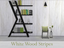 Sims 4 — White Wood Stripes by simdsgn — White Wood Stripes