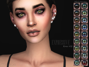 Sims 4 — Expressive Eyes V2 HQ by Ms_Blue — - Updated and improved - 18 colors - All ages and genders - Facepaint, Non