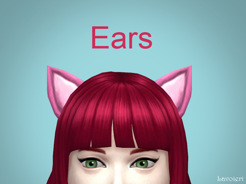 sims 4 cc cat ears headband