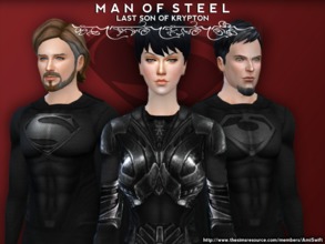 Sims 4 — Man of Steel Set by AmiSwift — Become your favorite superhero and villain with costumes inspired by the film Man