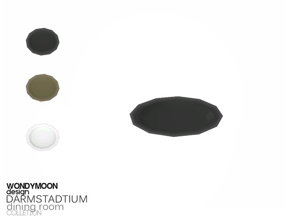 Sims 4 —  Darmstadtium Plate by wondymoon — - Darmstadtium Dining Room - Plate - Wondymoon|TSR - Creations'2017