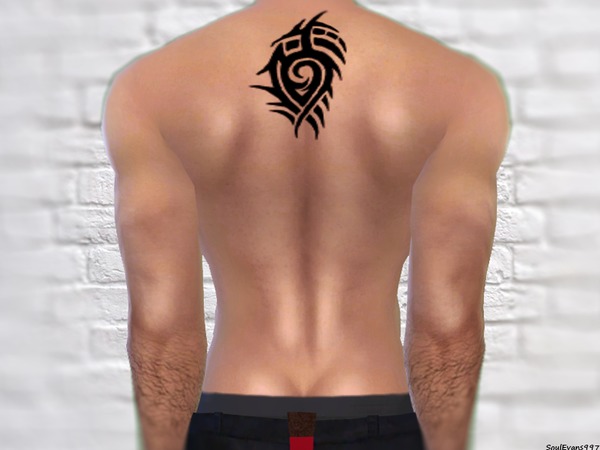 The Sims Resource - SoulEvans997 Back tattoo