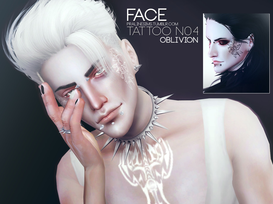Must See  Face Tattoo V2 by Reevaly by TSR  Lana CC Finds