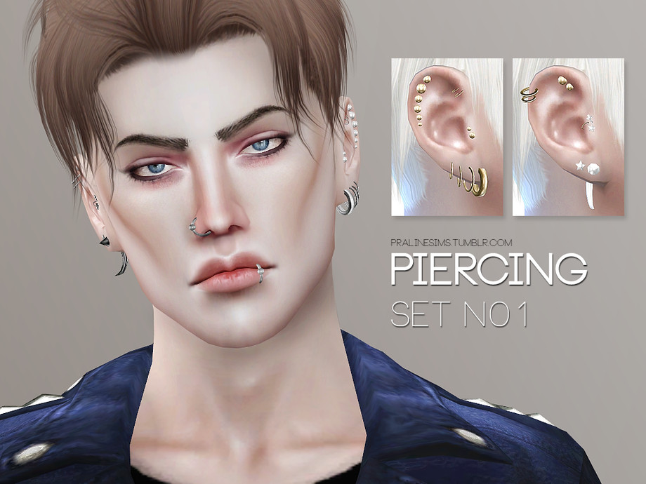 The Sims Resource - Piercing Set N01