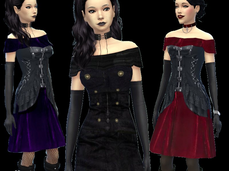 Sims 4 Goth Clothing