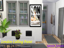 Sims 4 — London Calling Paint by Nessiejonson — A Nice painting modern that says London Calling.