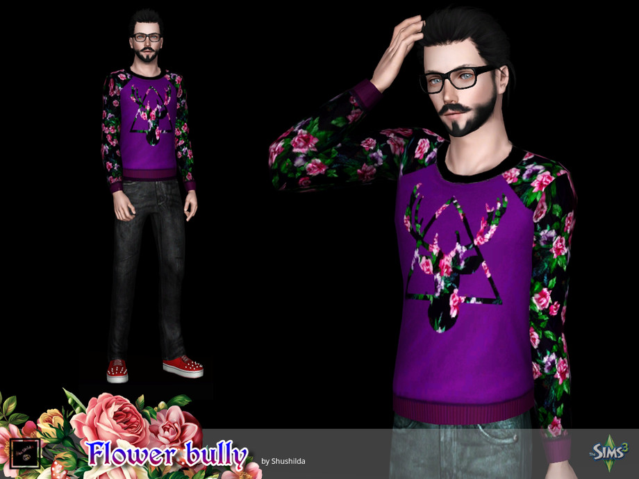 Pullover Flower bully, created by Shushilda2 - Click to view details and do...