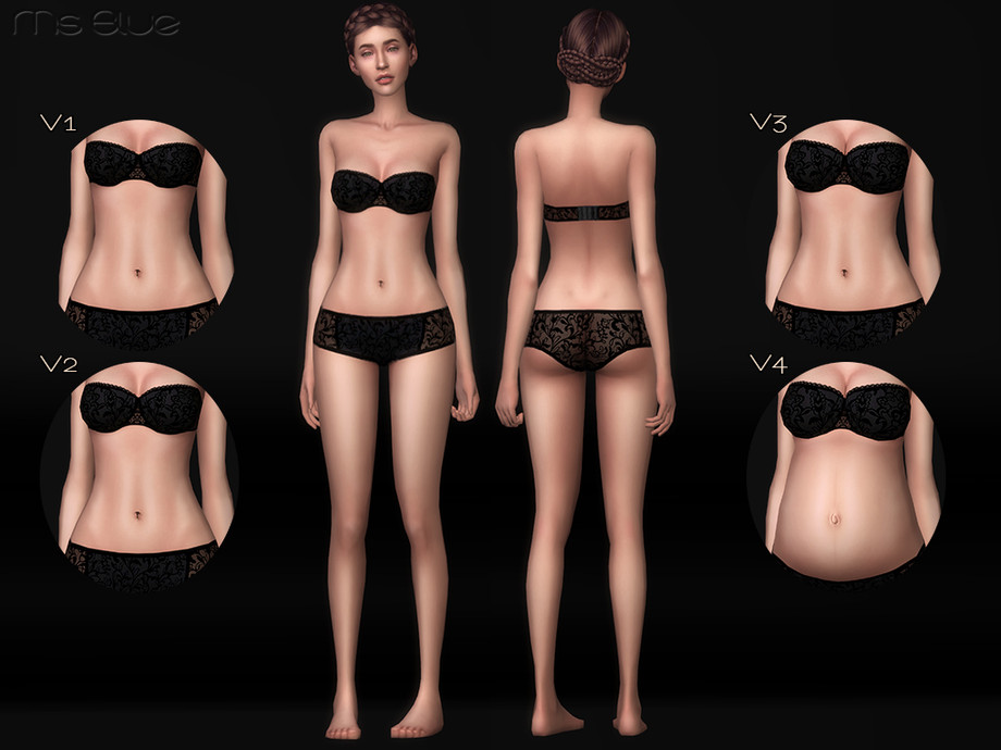 Sims 4 - Mirabella Slider Compatible Skin HQ by Ms_Blue - - Slider compatib...