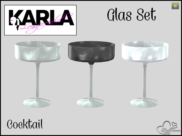 Sims 4 — Glasses Set 'KL' Cocktail by BuffSumm — Part of the *Glasses Set 'KL'* ***TSRAA***