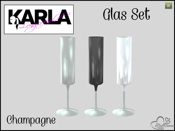 Sims 4 — Glasses Set 'KL' Champagne by BuffSumm — Part of the *Glasses Set 'KL'* ***TSRAA***