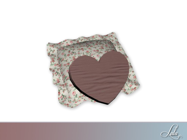 Sims 4 — Leila Bedroom Decor Pillows  by Lulu265 — Part of the Leila Bedroom Set 3 Colour Options 