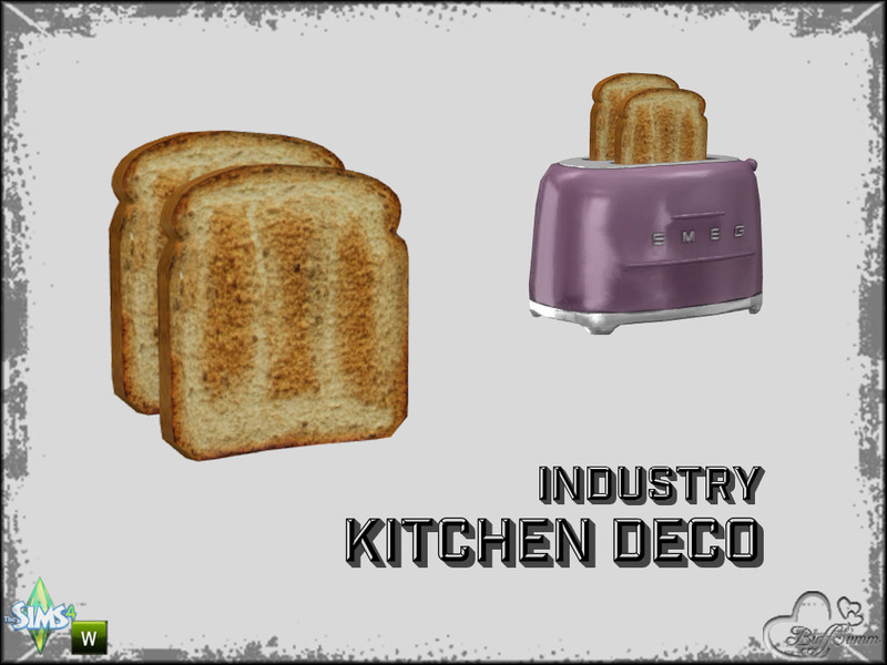 The Sims Resource Kitchen Industry Deco Toast (for Toaster)