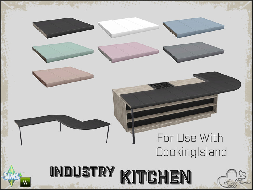 The Sims Resource Kitchen Industry Island Counter