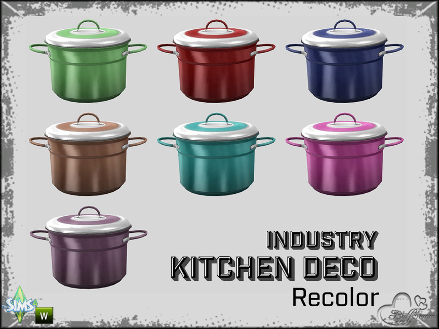 The Sims Resource Kitchen Industry Deco Pot v1 Recolor