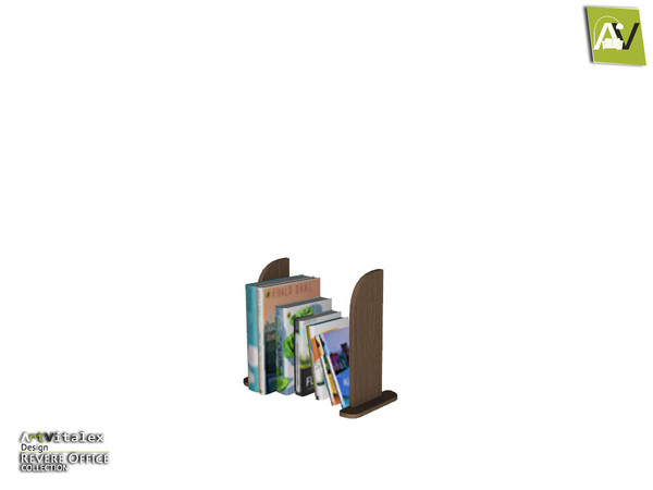Sims 3 — Revere Books & Book Holder by ArtVitalex — - Revere Books &amp; Book Holder - ArtVitalex@TSR, Feb 2017