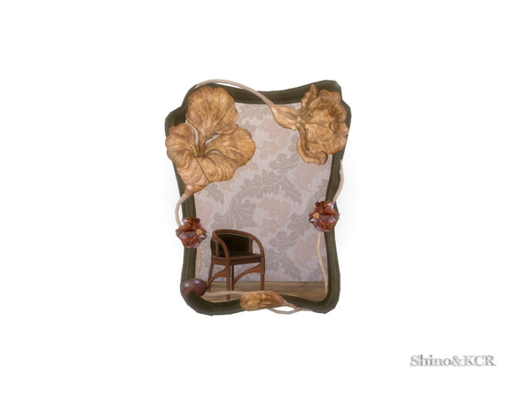 Sims 4 — Art Nouveau - Mirror by ShinoKCR — Sample of Art Nouveau Furniture Pieces 