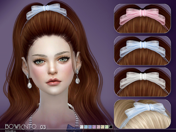Sims 4 Bow Hair Poodiscovery
