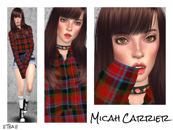 Sims 4 — Micah Carrier by _Tea_ — Micah Carrier: - Traits: Non commital, loner, music lover - Aspires to become a Muser.