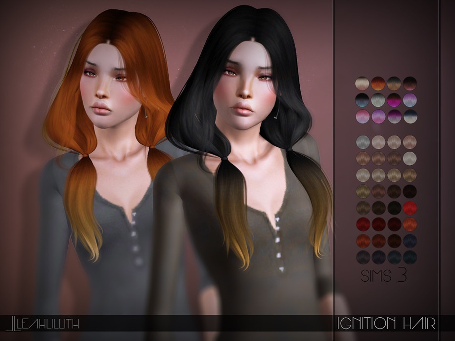 The Sims Resource Leahlillith Ignition Hair