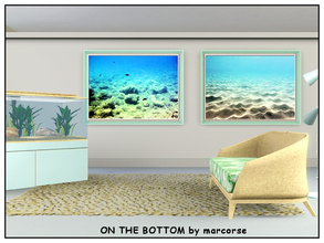 Sims 3 — On the Bottom_marcorse by marcorse — Two views of the ocean floor in one file.