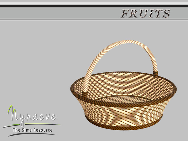 Sims 3 — Fruit Basket by NynaeveDesign — Fruits - Fruit Basket Located in: Decor - Miscellaneous Decor Decor - Clutter