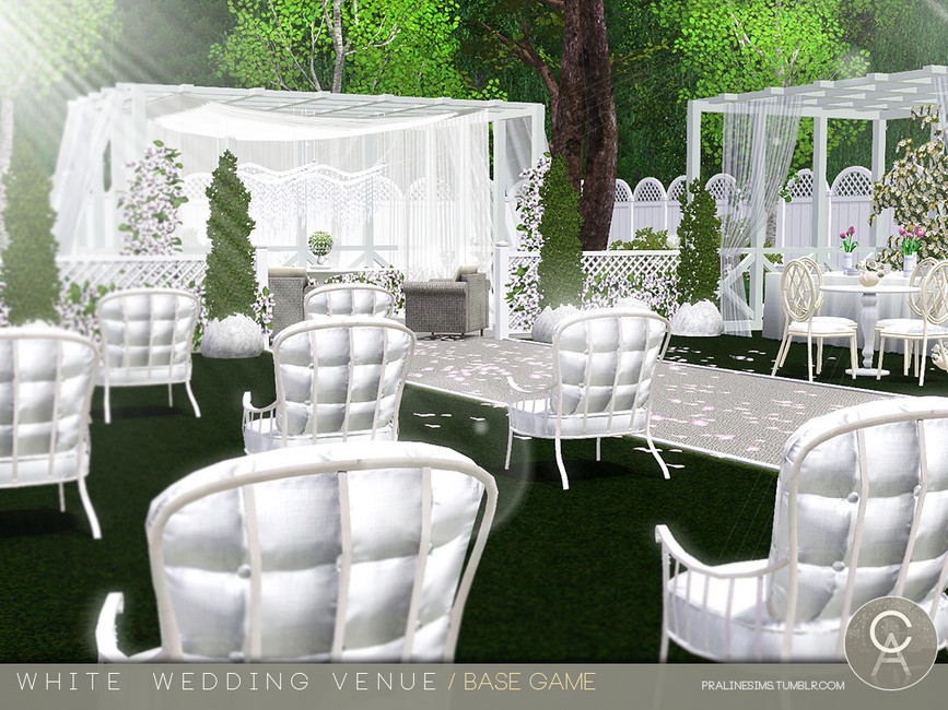 The Sims Resource White Wedding Venue